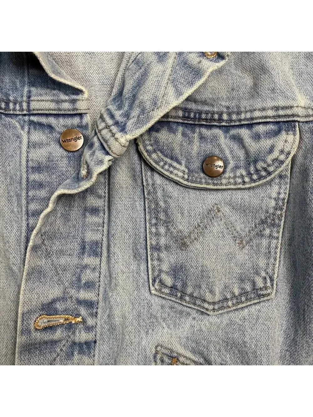 Wrangler blue denim jacket size 40